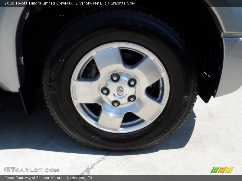 Silver Sky Metallic / Graphite Gray 2008 Toyota Tundra Limited CrewMax