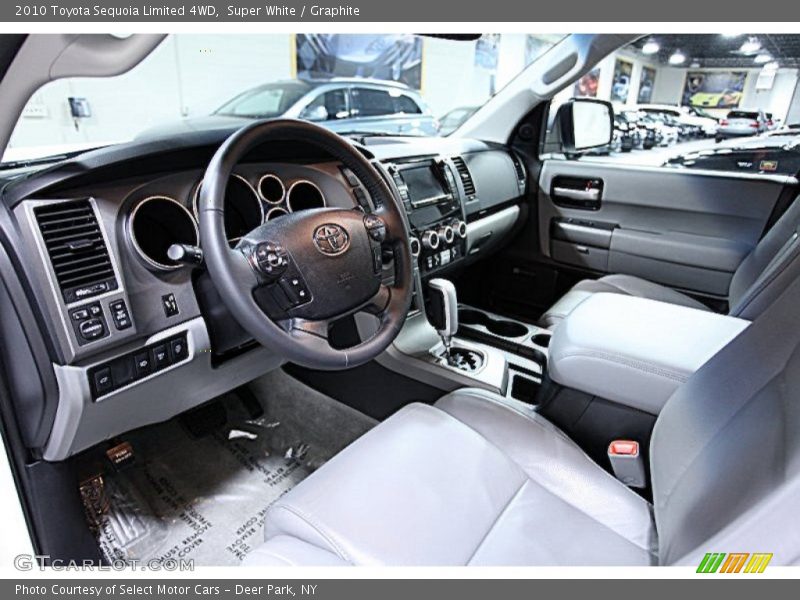 Super White / Graphite 2010 Toyota Sequoia Limited 4WD