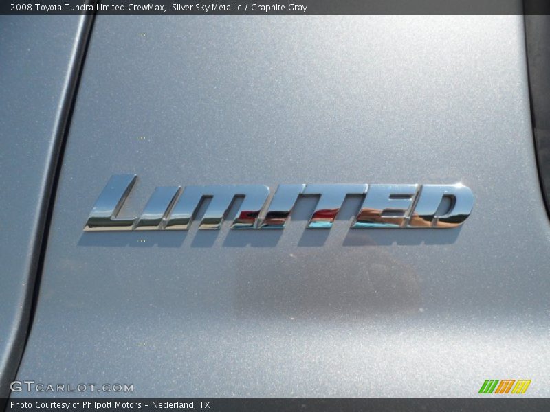 Silver Sky Metallic / Graphite Gray 2008 Toyota Tundra Limited CrewMax