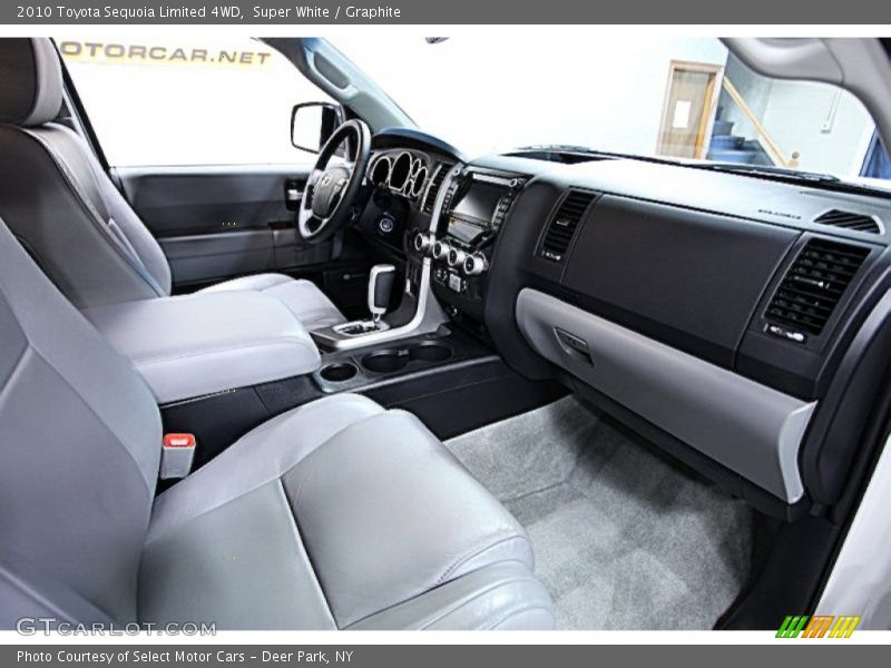 Super White / Graphite 2010 Toyota Sequoia Limited 4WD