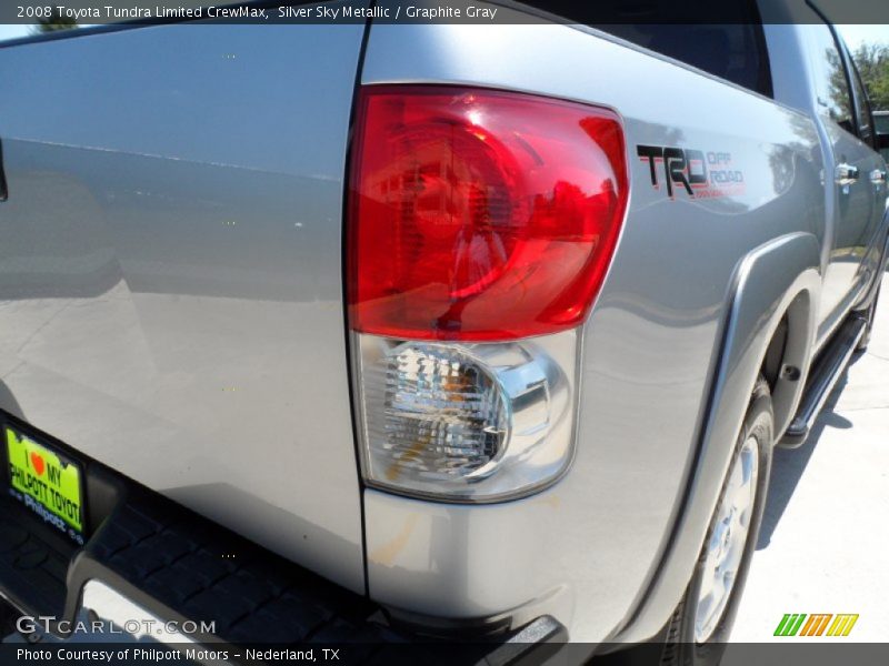 Silver Sky Metallic / Graphite Gray 2008 Toyota Tundra Limited CrewMax