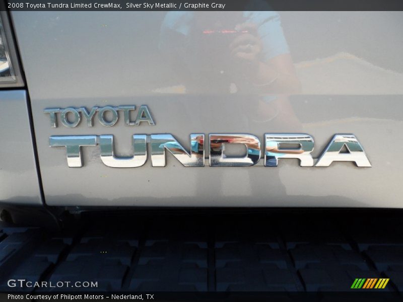 Silver Sky Metallic / Graphite Gray 2008 Toyota Tundra Limited CrewMax
