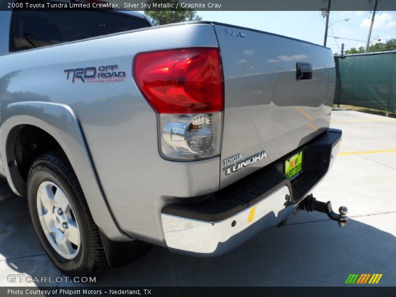Silver Sky Metallic / Graphite Gray 2008 Toyota Tundra Limited CrewMax