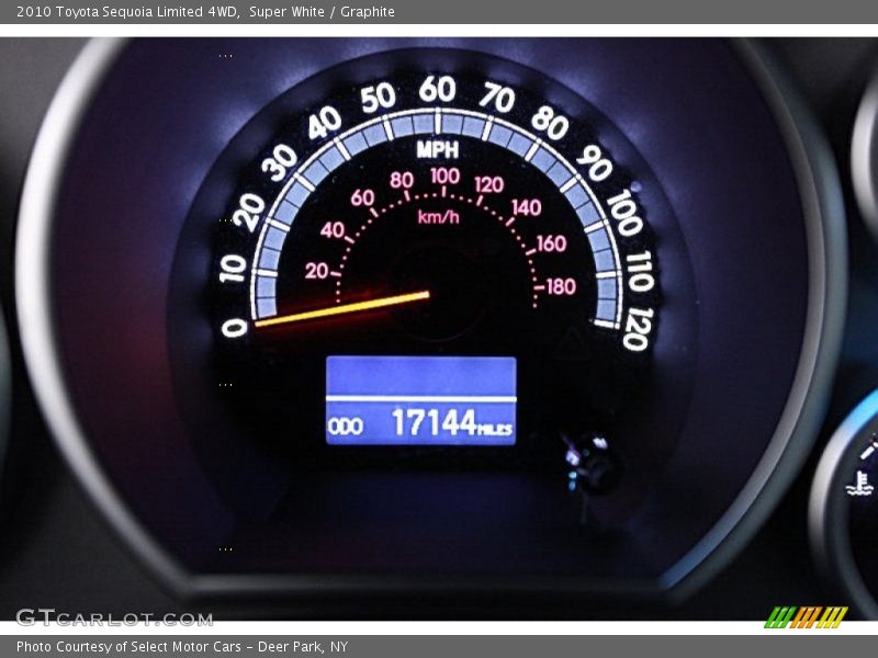 Super White / Graphite 2010 Toyota Sequoia Limited 4WD