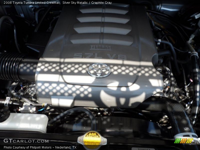 Silver Sky Metallic / Graphite Gray 2008 Toyota Tundra Limited CrewMax