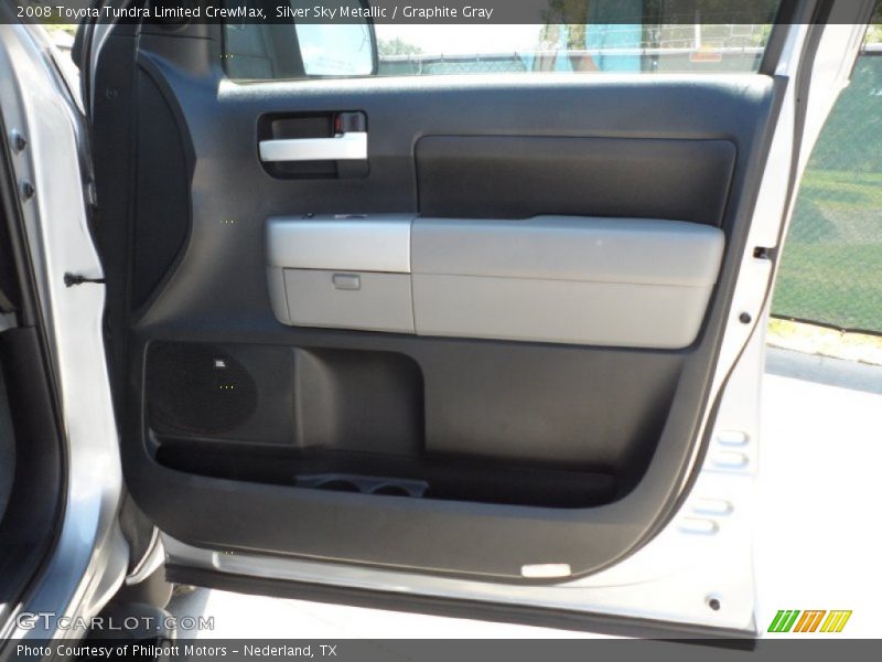 Silver Sky Metallic / Graphite Gray 2008 Toyota Tundra Limited CrewMax