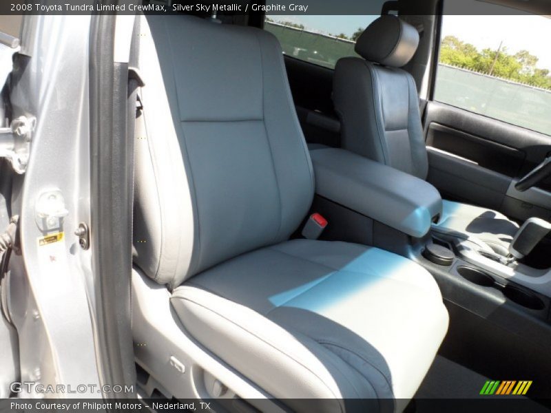 Silver Sky Metallic / Graphite Gray 2008 Toyota Tundra Limited CrewMax