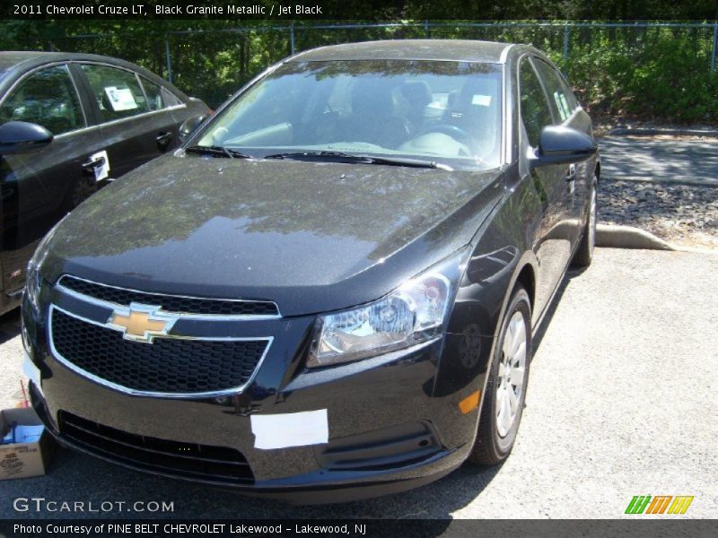 Black Granite Metallic / Jet Black 2011 Chevrolet Cruze LT