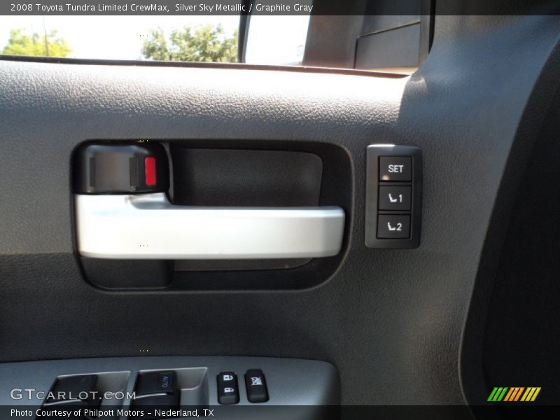 Silver Sky Metallic / Graphite Gray 2008 Toyota Tundra Limited CrewMax