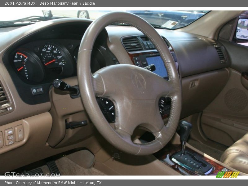 Deep Mahogany Pearl / Saddle 2001 Acura MDX