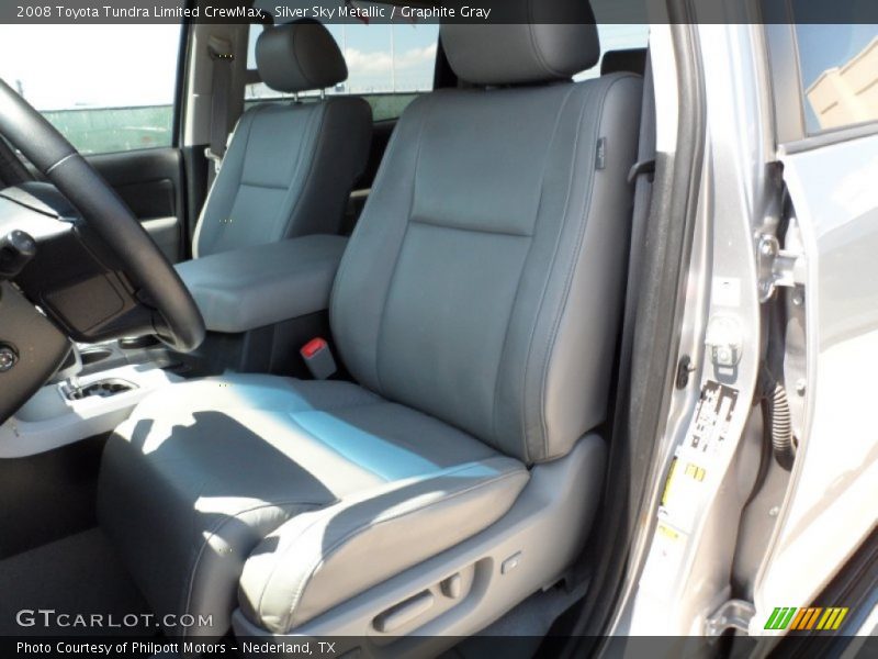Silver Sky Metallic / Graphite Gray 2008 Toyota Tundra Limited CrewMax