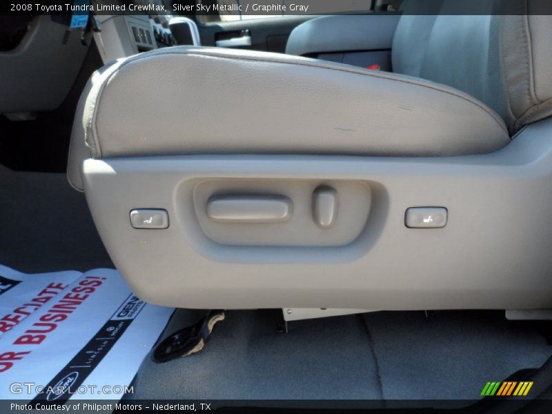 Silver Sky Metallic / Graphite Gray 2008 Toyota Tundra Limited CrewMax
