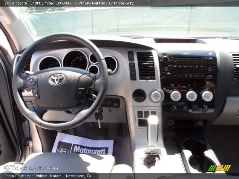 Silver Sky Metallic / Graphite Gray 2008 Toyota Tundra Limited CrewMax