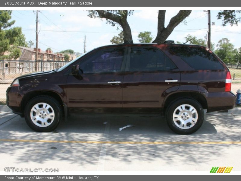 Deep Mahogany Pearl / Saddle 2001 Acura MDX