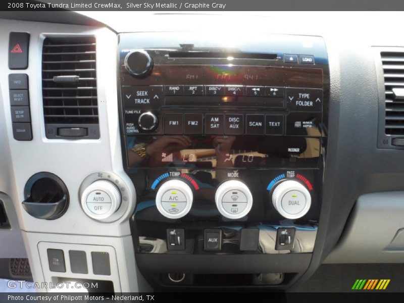 Silver Sky Metallic / Graphite Gray 2008 Toyota Tundra Limited CrewMax