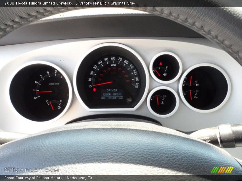 Silver Sky Metallic / Graphite Gray 2008 Toyota Tundra Limited CrewMax