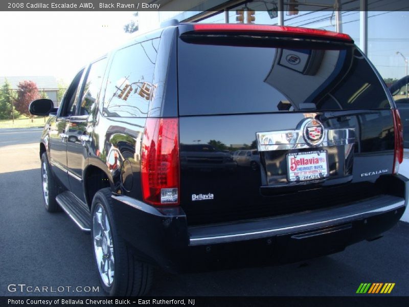 Black Raven / Ebony 2008 Cadillac Escalade AWD