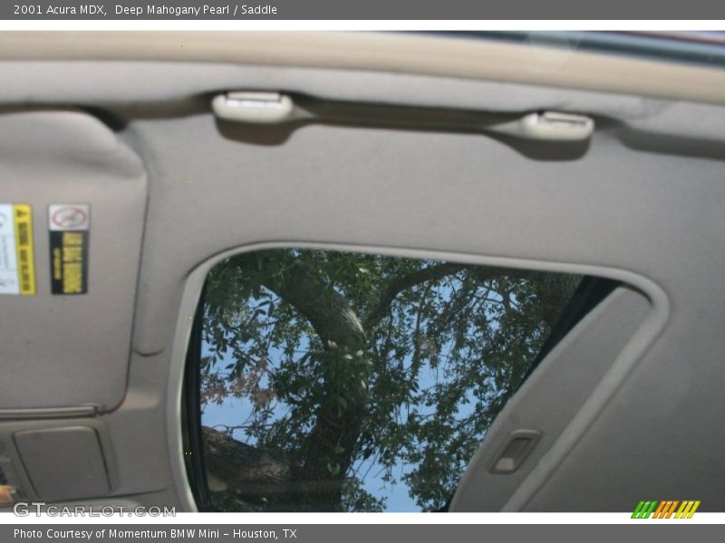 Deep Mahogany Pearl / Saddle 2001 Acura MDX