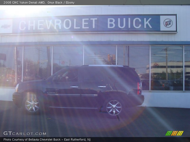 Onyx Black / Ebony 2008 GMC Yukon Denali AWD
