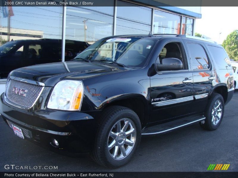 Onyx Black / Ebony 2008 GMC Yukon Denali AWD