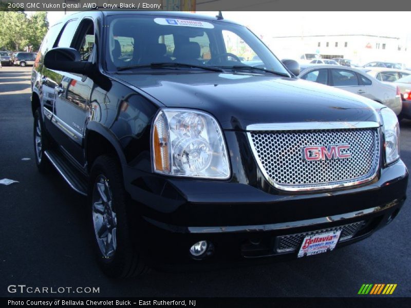 Onyx Black / Ebony 2008 GMC Yukon Denali AWD