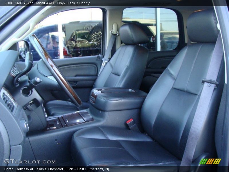 Onyx Black / Ebony 2008 GMC Yukon Denali AWD
