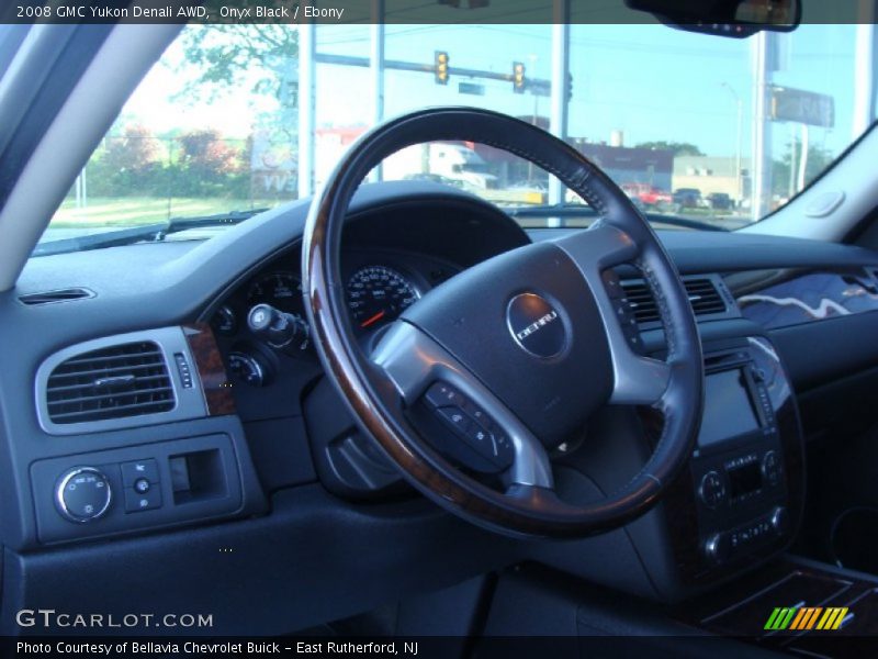 Onyx Black / Ebony 2008 GMC Yukon Denali AWD