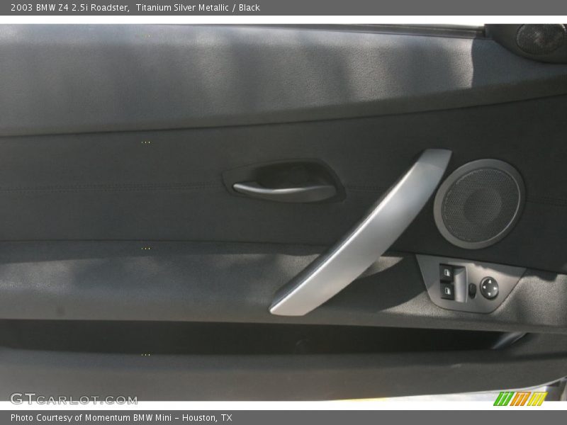 Titanium Silver Metallic / Black 2003 BMW Z4 2.5i Roadster