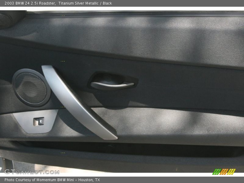 Titanium Silver Metallic / Black 2003 BMW Z4 2.5i Roadster