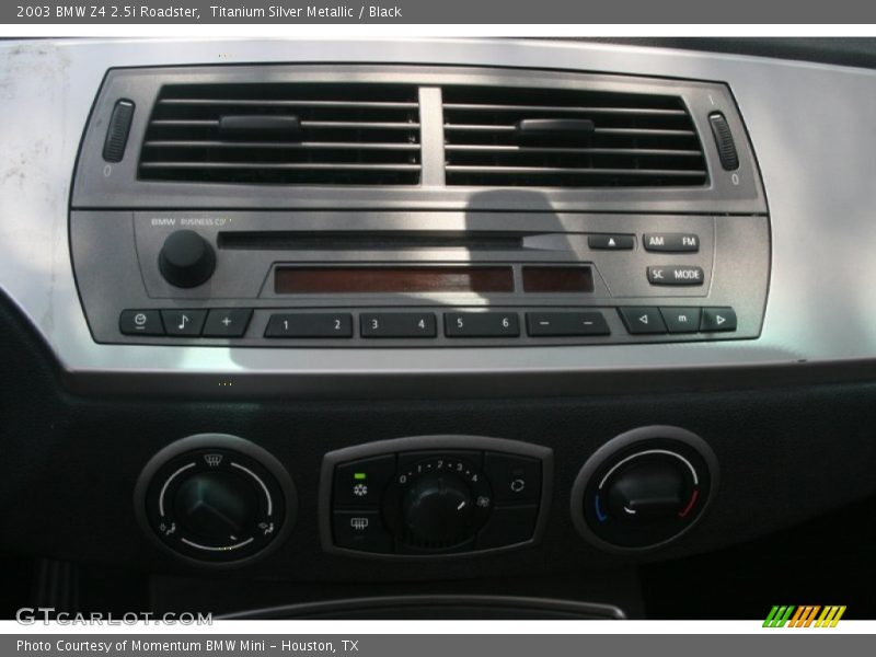 Titanium Silver Metallic / Black 2003 BMW Z4 2.5i Roadster