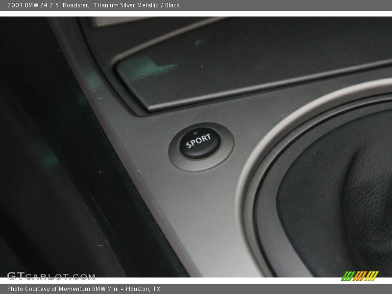 Titanium Silver Metallic / Black 2003 BMW Z4 2.5i Roadster