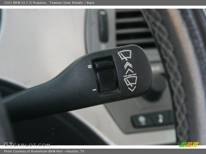 Titanium Silver Metallic / Black 2003 BMW Z4 2.5i Roadster