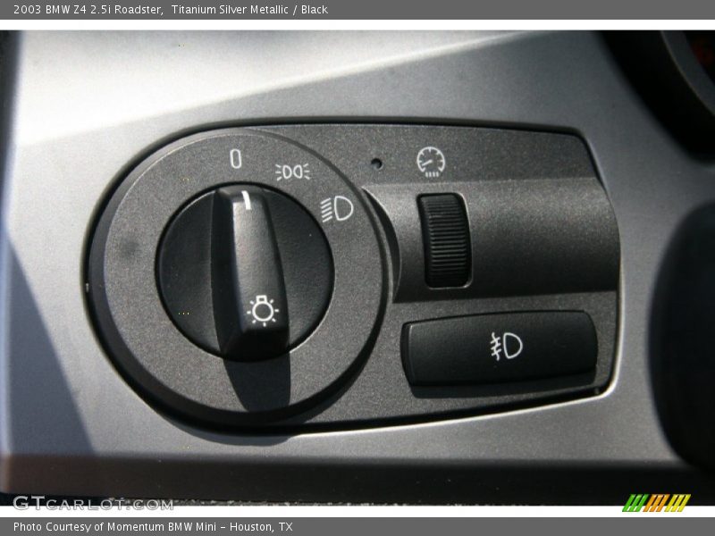 Titanium Silver Metallic / Black 2003 BMW Z4 2.5i Roadster