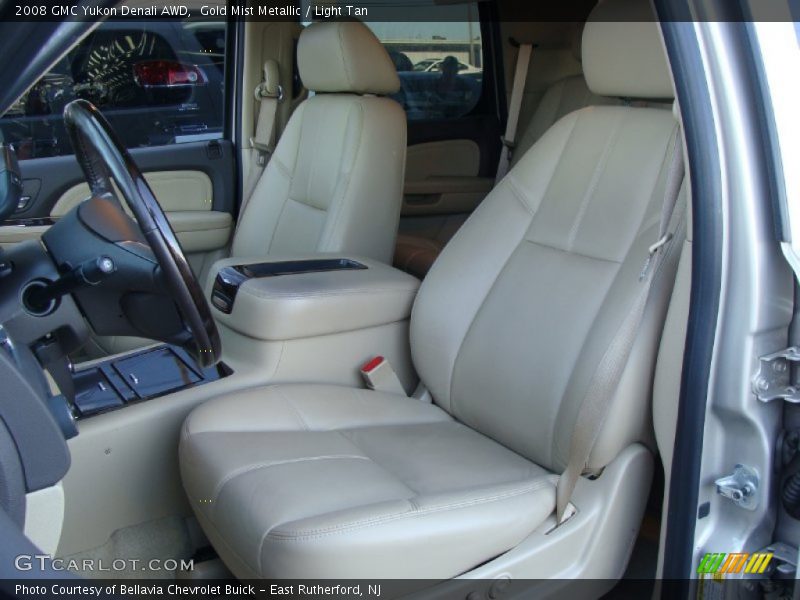 Gold Mist Metallic / Light Tan 2008 GMC Yukon Denali AWD