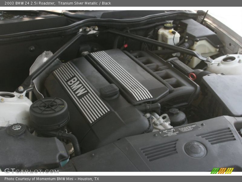 Titanium Silver Metallic / Black 2003 BMW Z4 2.5i Roadster