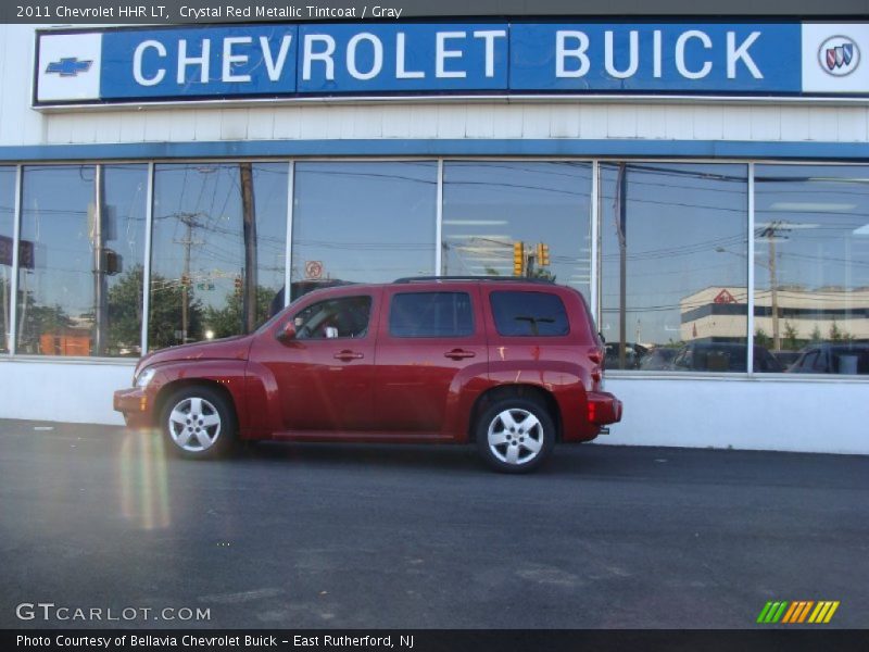 Crystal Red Metallic Tintcoat / Gray 2011 Chevrolet HHR LT