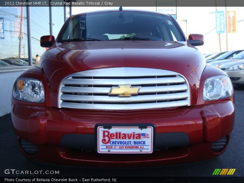 Crystal Red Metallic Tintcoat / Gray 2011 Chevrolet HHR LT