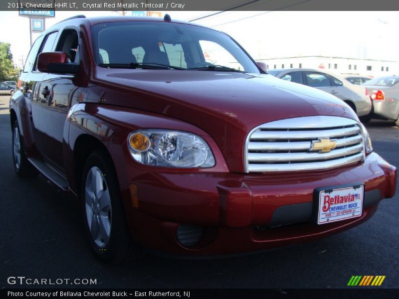 Crystal Red Metallic Tintcoat / Gray 2011 Chevrolet HHR LT
