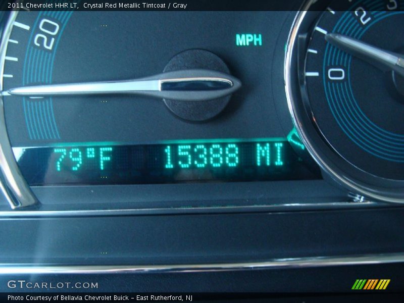 Crystal Red Metallic Tintcoat / Gray 2011 Chevrolet HHR LT