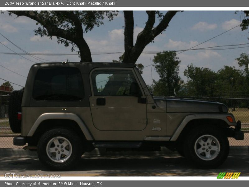 Light Khaki Metallic / Khaki 2004 Jeep Wrangler Sahara 4x4