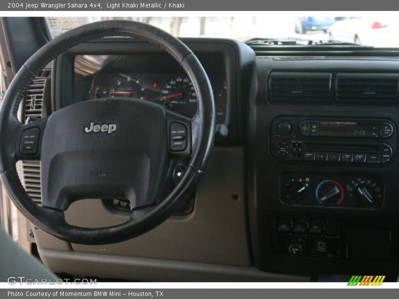 Light Khaki Metallic / Khaki 2004 Jeep Wrangler Sahara 4x4
