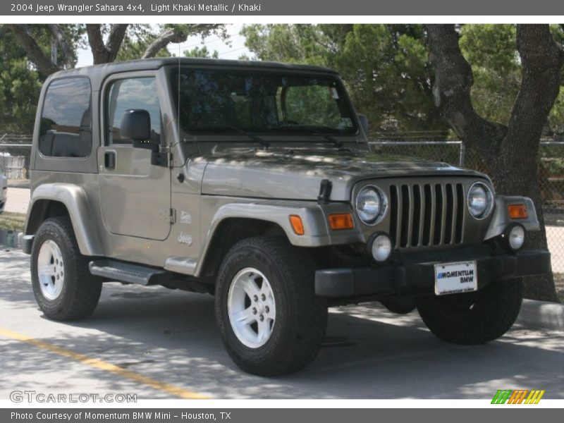 Light Khaki Metallic / Khaki 2004 Jeep Wrangler Sahara 4x4