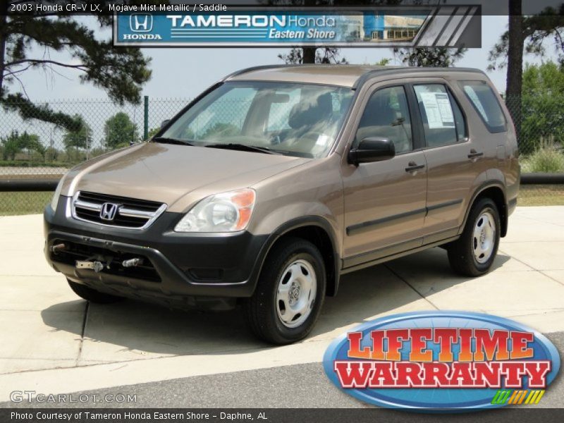 Mojave Mist Metallic / Saddle 2003 Honda CR-V LX
