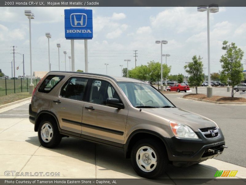 Mojave Mist Metallic / Saddle 2003 Honda CR-V LX