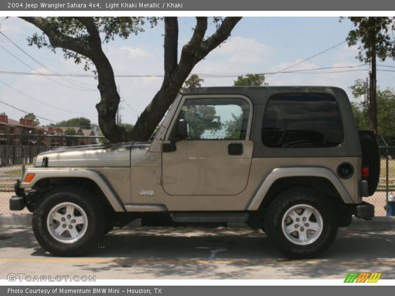 Light Khaki Metallic / Khaki 2004 Jeep Wrangler Sahara 4x4