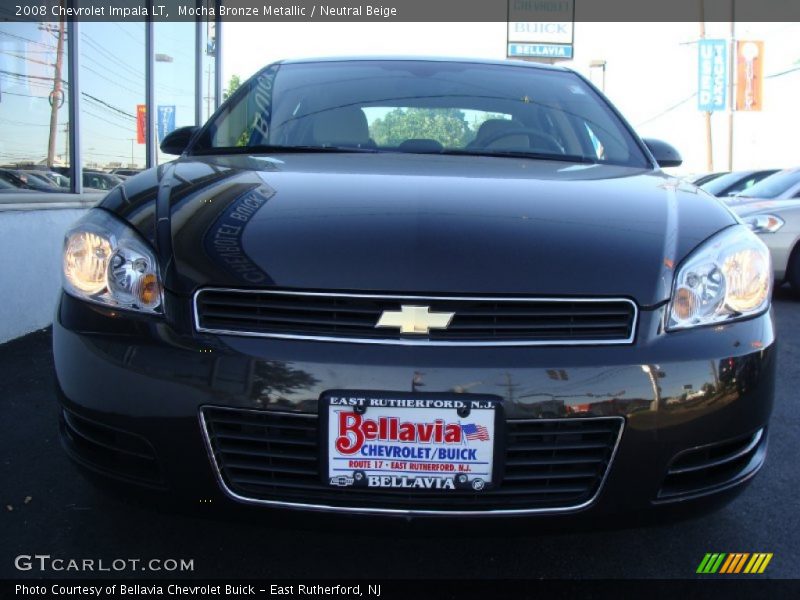 Mocha Bronze Metallic / Neutral Beige 2008 Chevrolet Impala LT