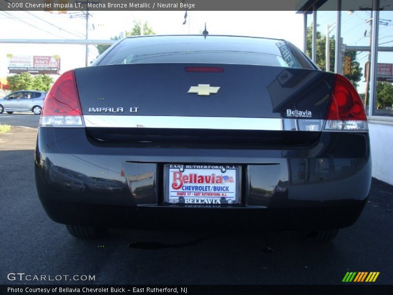 Mocha Bronze Metallic / Neutral Beige 2008 Chevrolet Impala LT