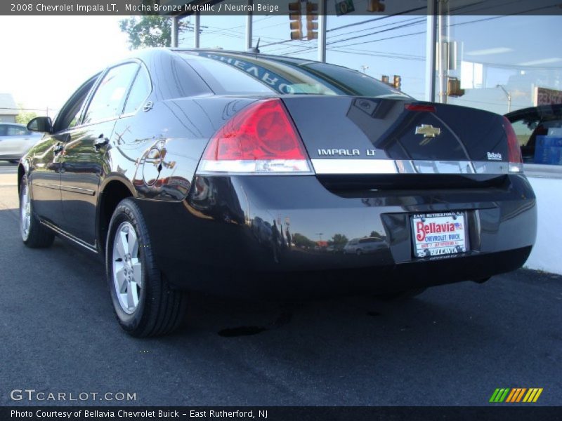 Mocha Bronze Metallic / Neutral Beige 2008 Chevrolet Impala LT