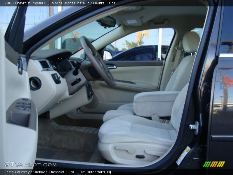 Mocha Bronze Metallic / Neutral Beige 2008 Chevrolet Impala LT