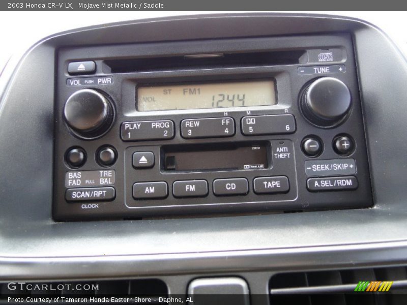 Mojave Mist Metallic / Saddle 2003 Honda CR-V LX